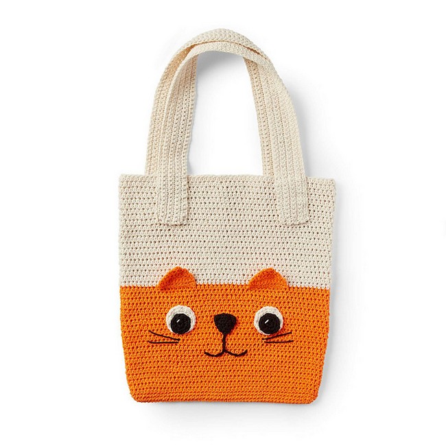 Crochet Kitty Tote Pattern