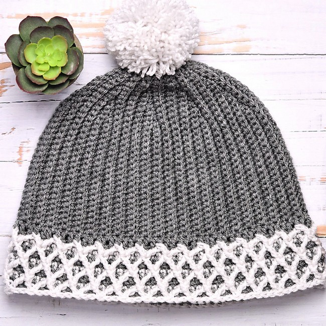 Crochet Lattice Brim Hat Pattern