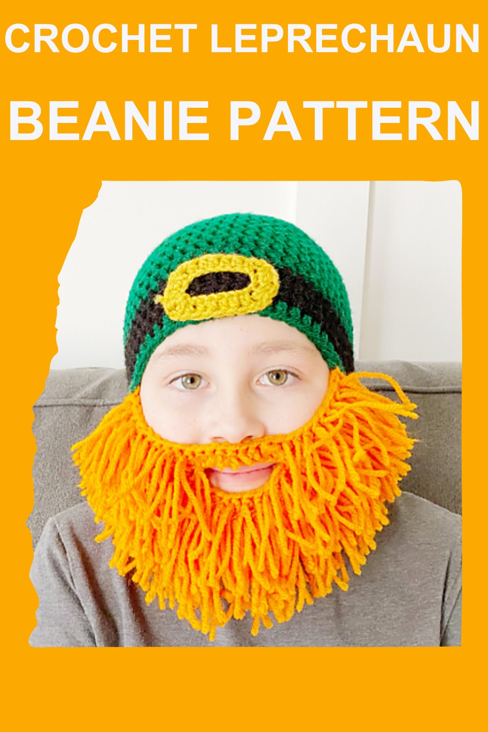 Crochet Leprechaun Beanie Pattern