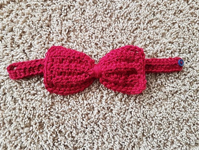 Crochet Little Dude Bow Tie Pattern