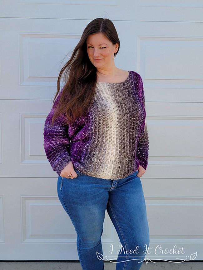 Crochet Little Late Pullover Pattern