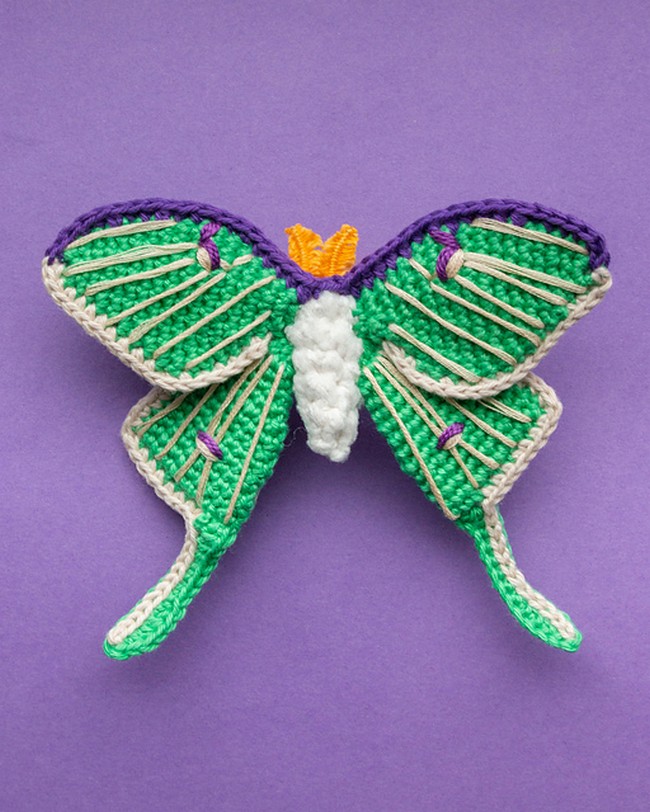 Crochet Luna Moth Pattern