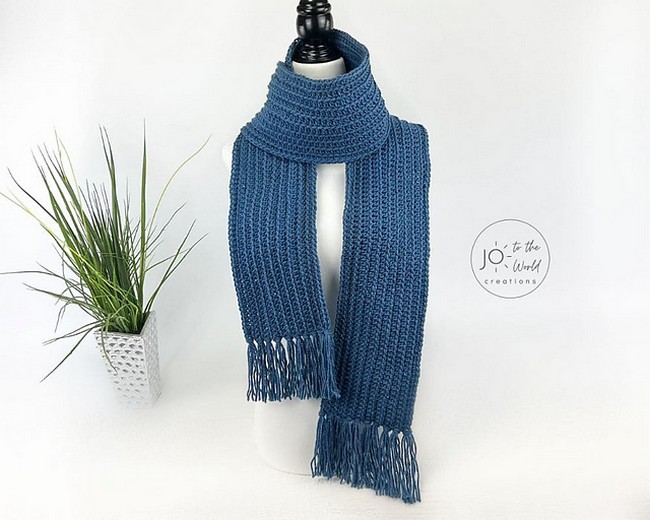  Crochet Men's Scarf Pattern