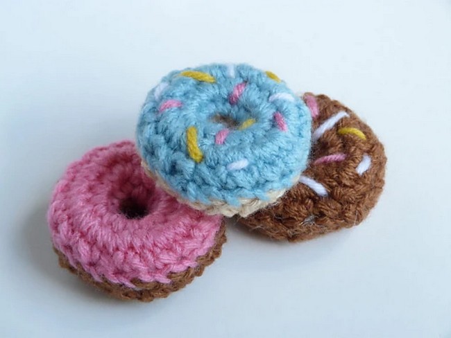 Crochet Mini Crochet Donuts Pattern