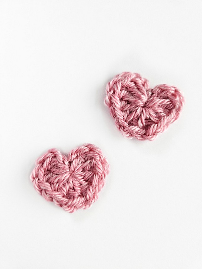 Crochet Mini Heart Pattern