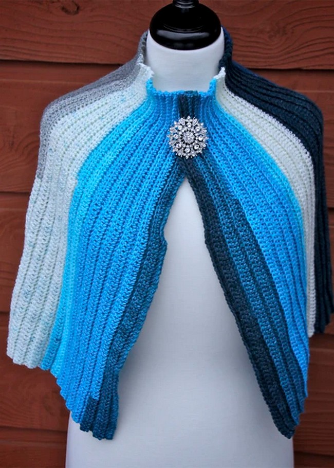 Crochet Night On The Town Capelet Pattern