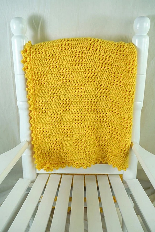 Crochet Patchwork Baby Blanket Pattern