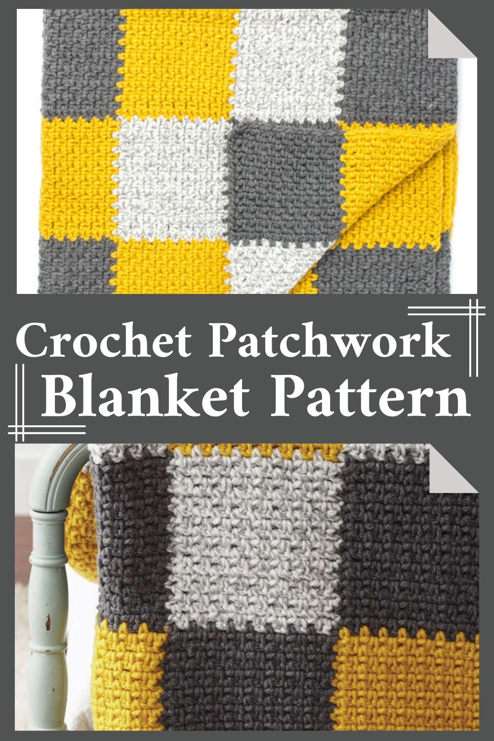 Crochet Patchwork Blanket Pattern 