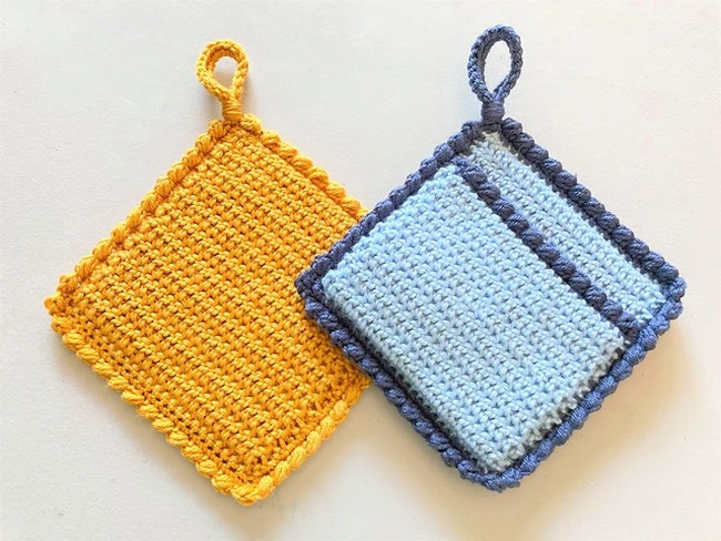 Crochet Pocket Hot Pad Pattern