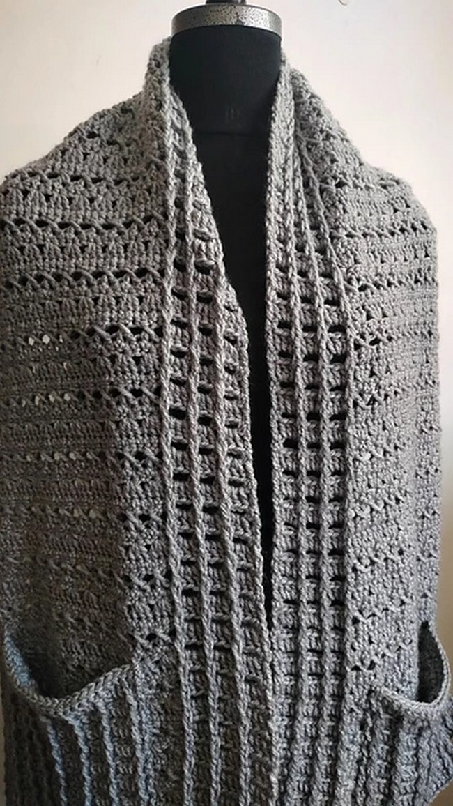 ribbed Shawl Pattern