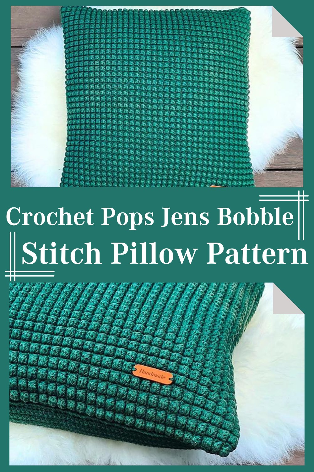 Crochet Pops Jens Bobble Stitch Pillow Pattern