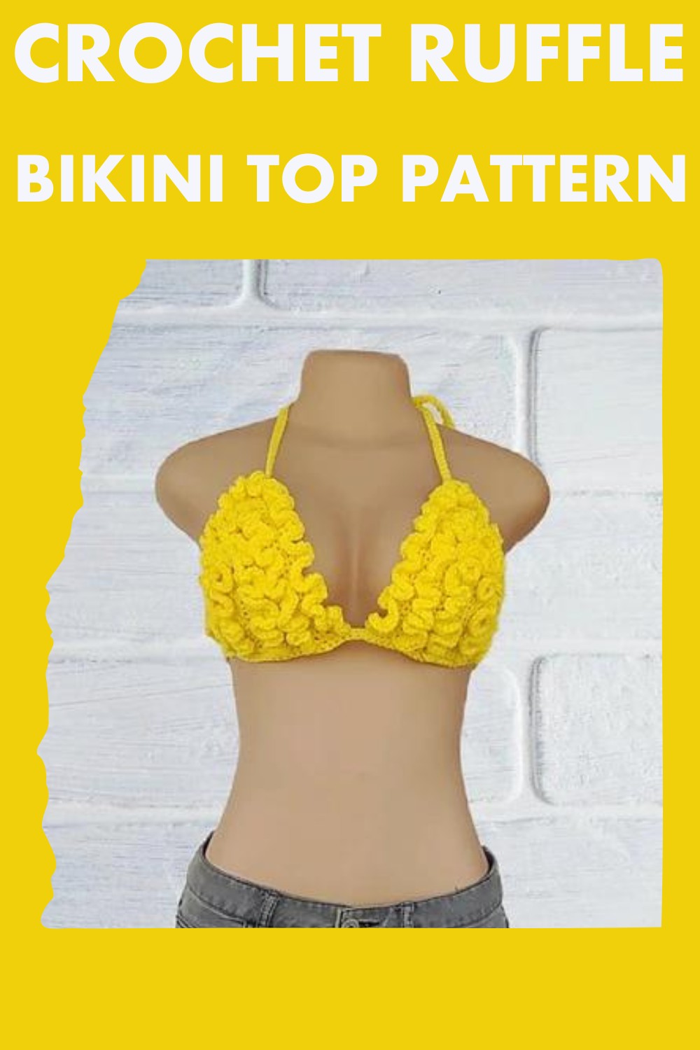 Crochet Ruffle Bikini Top Pattern