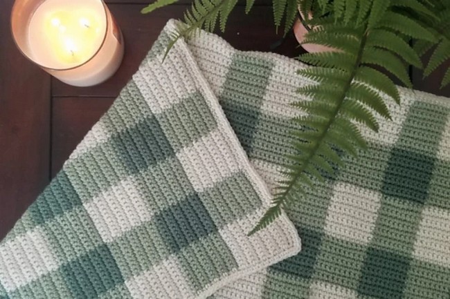 Sage Baby Blanket Pattern 