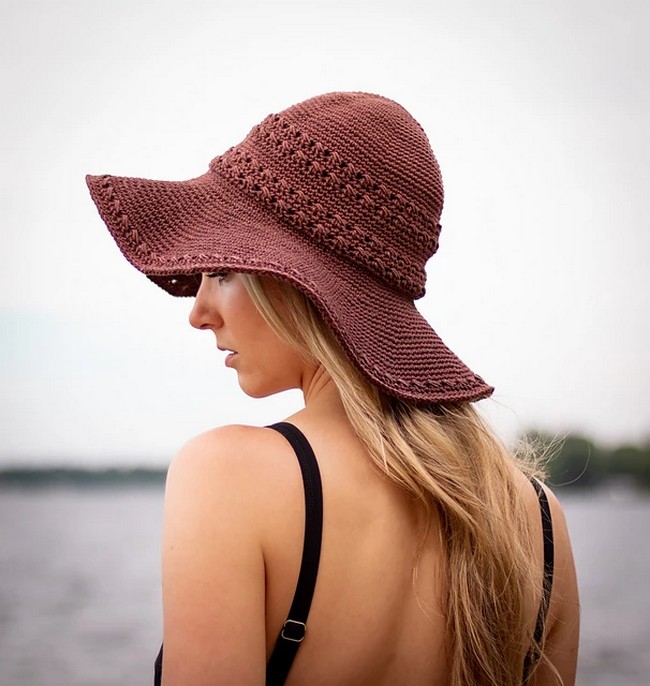 Crochet Seaside Sun Hat Pattern