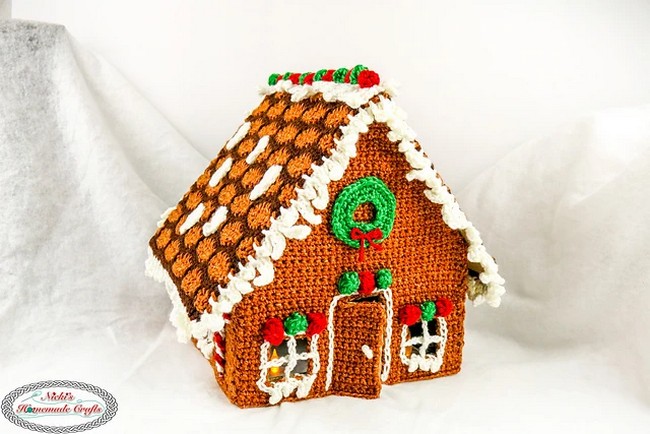 easy Simple Gingerbread home Pattern 