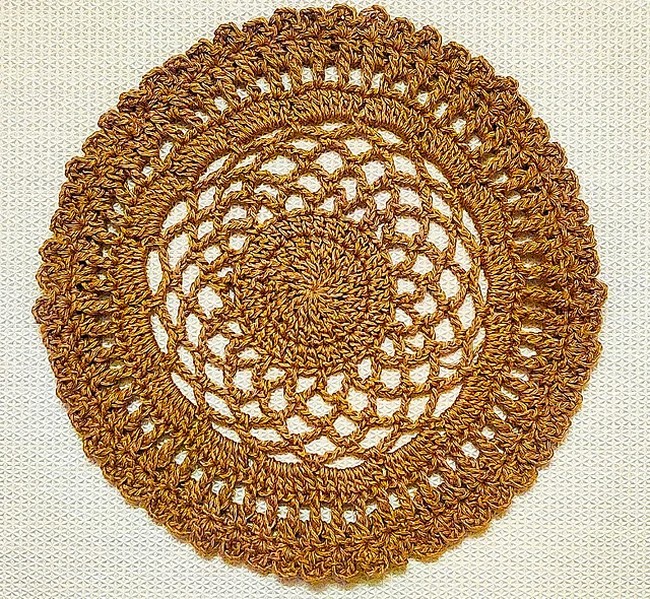 Crochet Simple Round Placemat Pattern