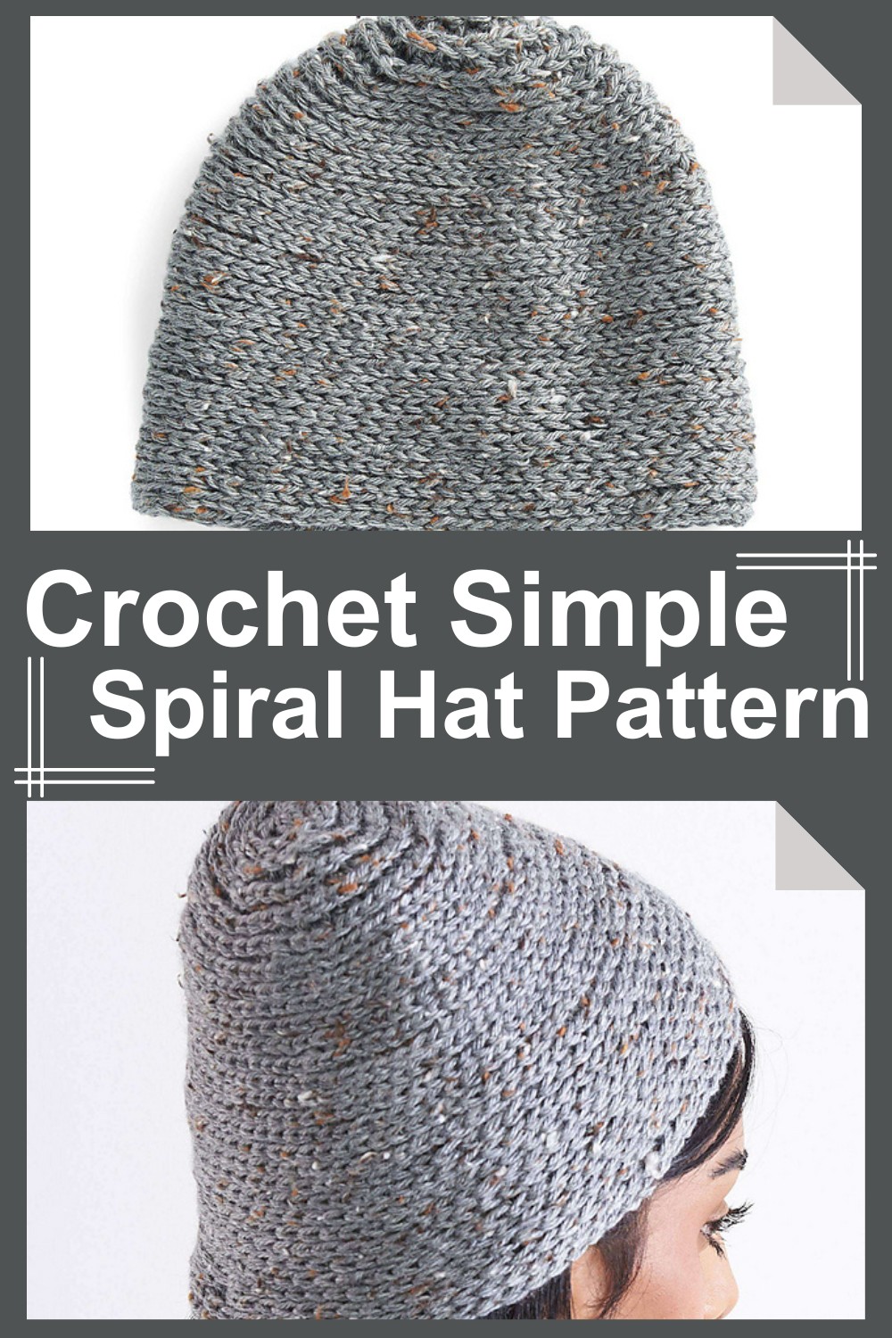 Crochet Simple Spiral Hat Pattern