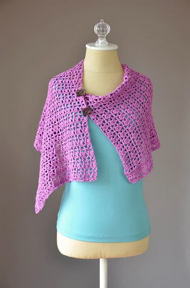 Crochet Skylark Capelet Pattern