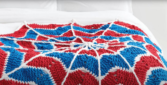 Crochet Spiderweb Blanket 