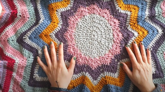 Crochet Star Blanket Easy