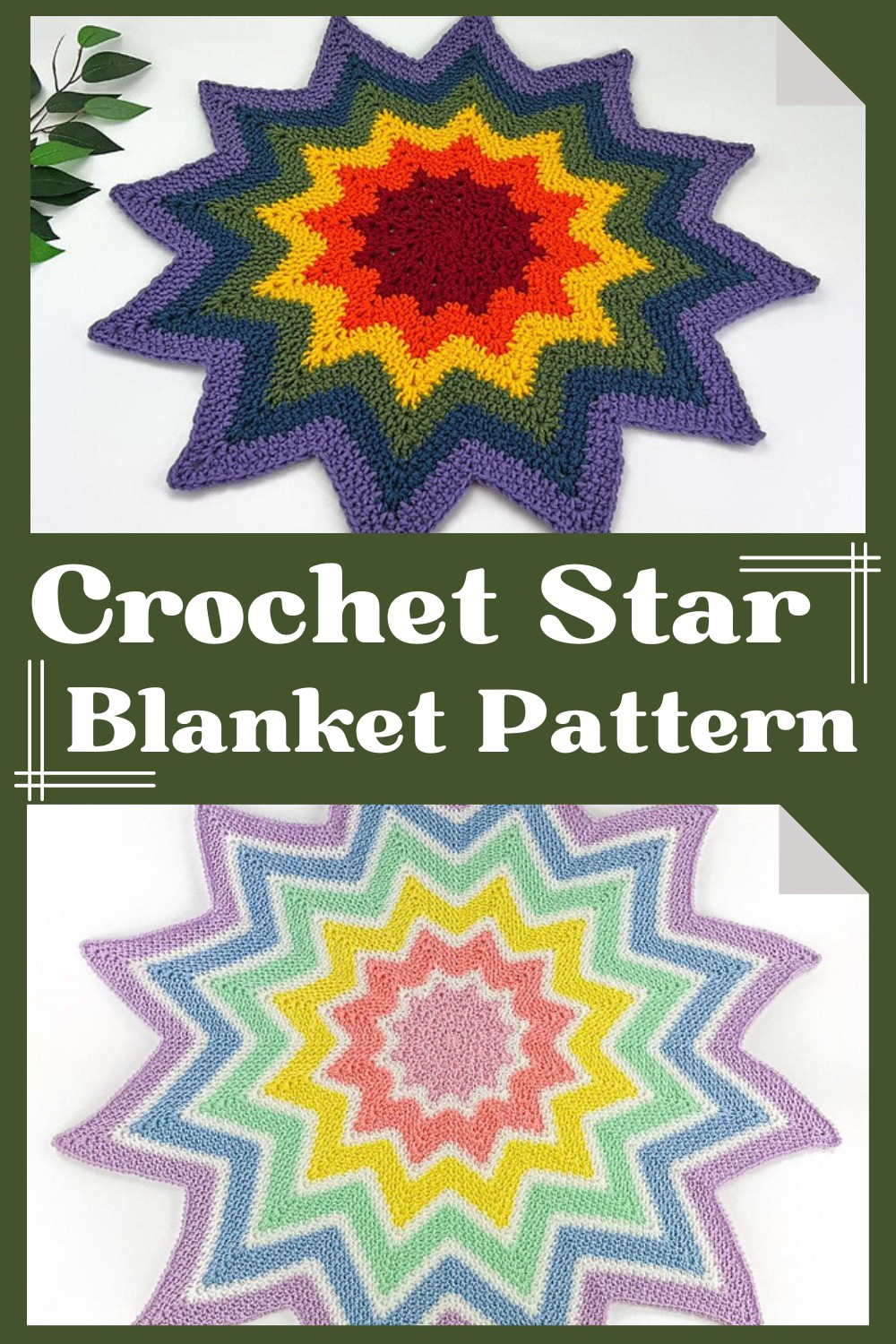 Crochet Star Blanket Pattern