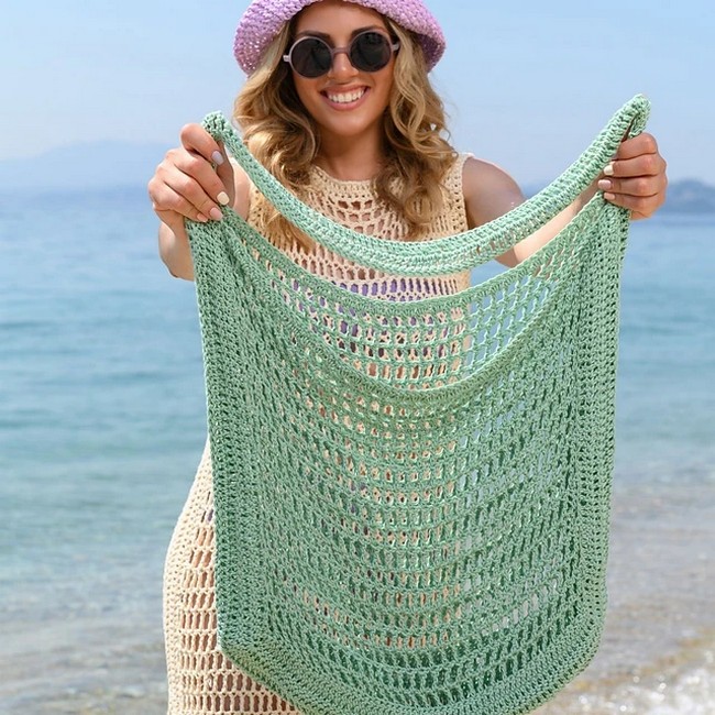 Crochet Summer Beach Bag Pattern