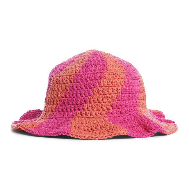 Crochet Sun Swirl Bucket Hat Pattern