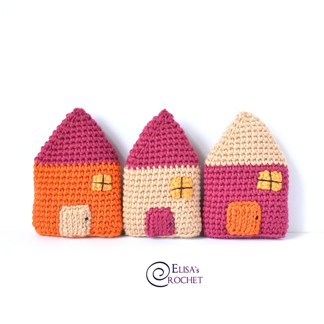 Crochet Tiny Houses Pattern 