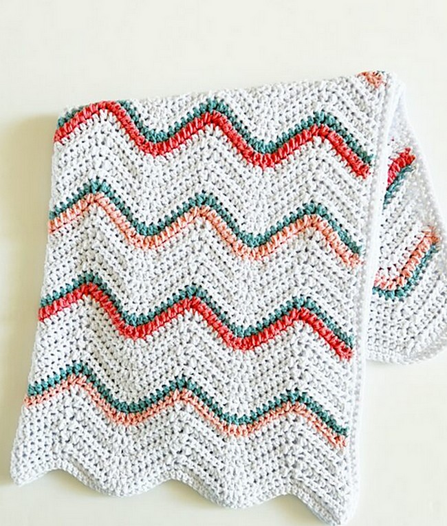 Crochet Tulip Ripple Blanket Pattern