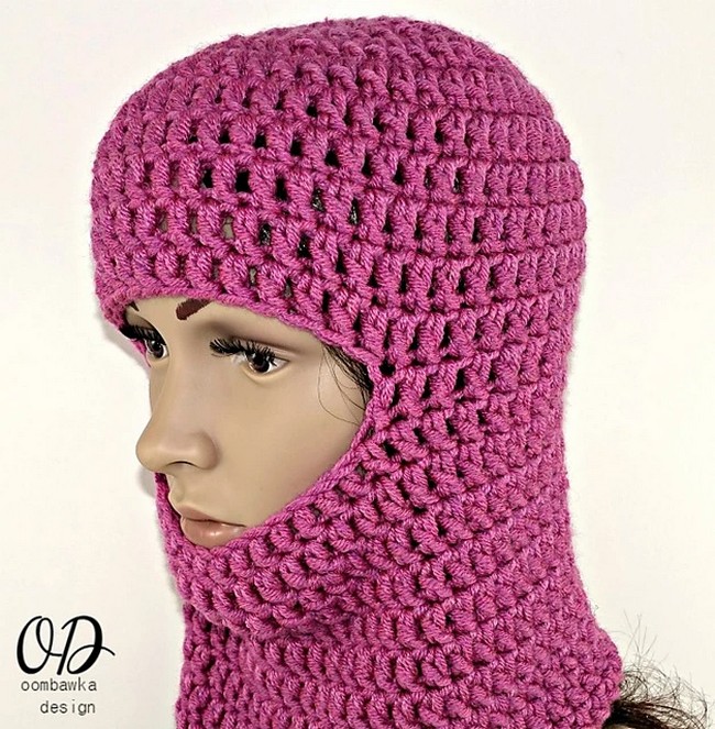 Crochet Warm Winter Ski Mask Pattern