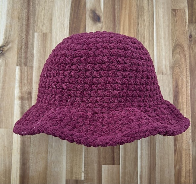 Crochet Winter Bucket Hat Pattern