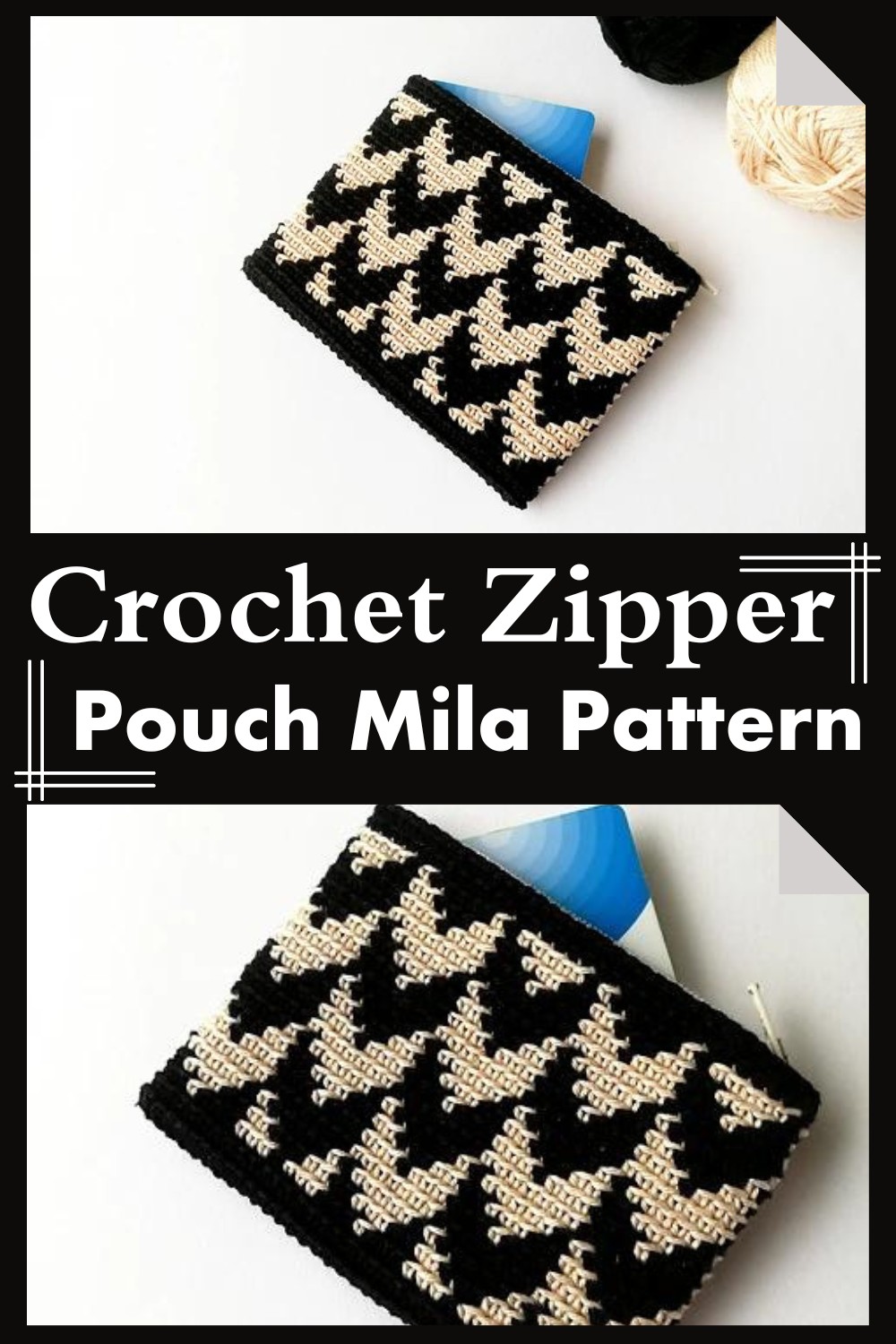 Crochet Zipper Pouch Mila Pattern