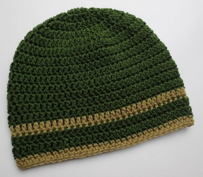 Crocheted Helmet Hat Pattern