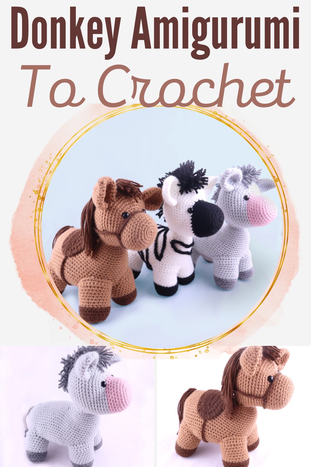 Donkey Amigurumi To Crochet