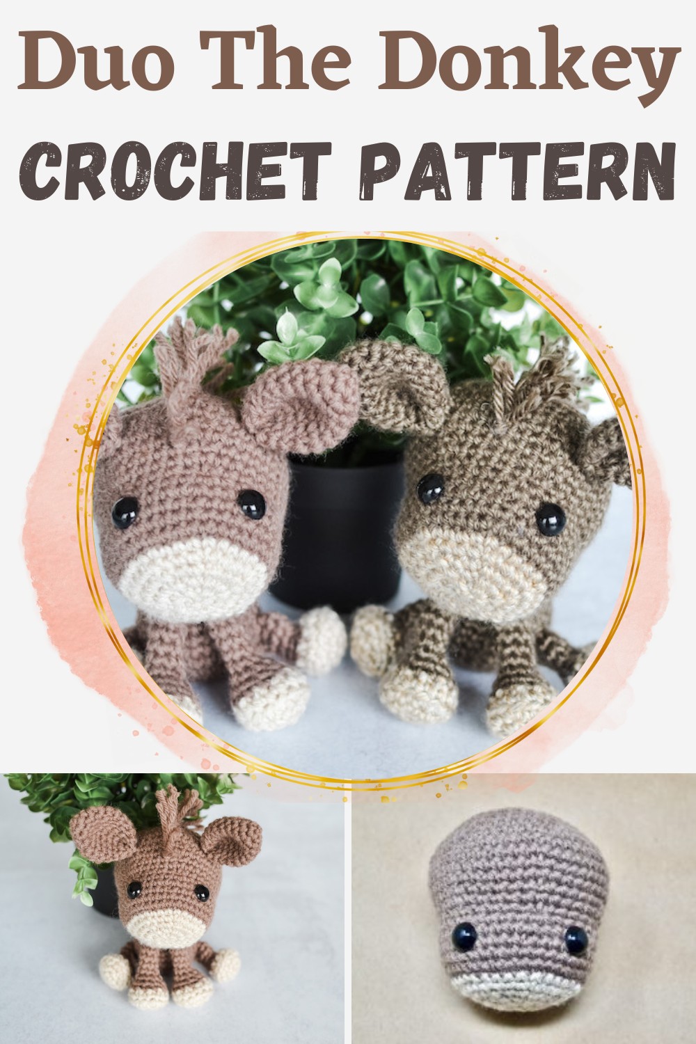 Duo The Donkey Crochet Pattern