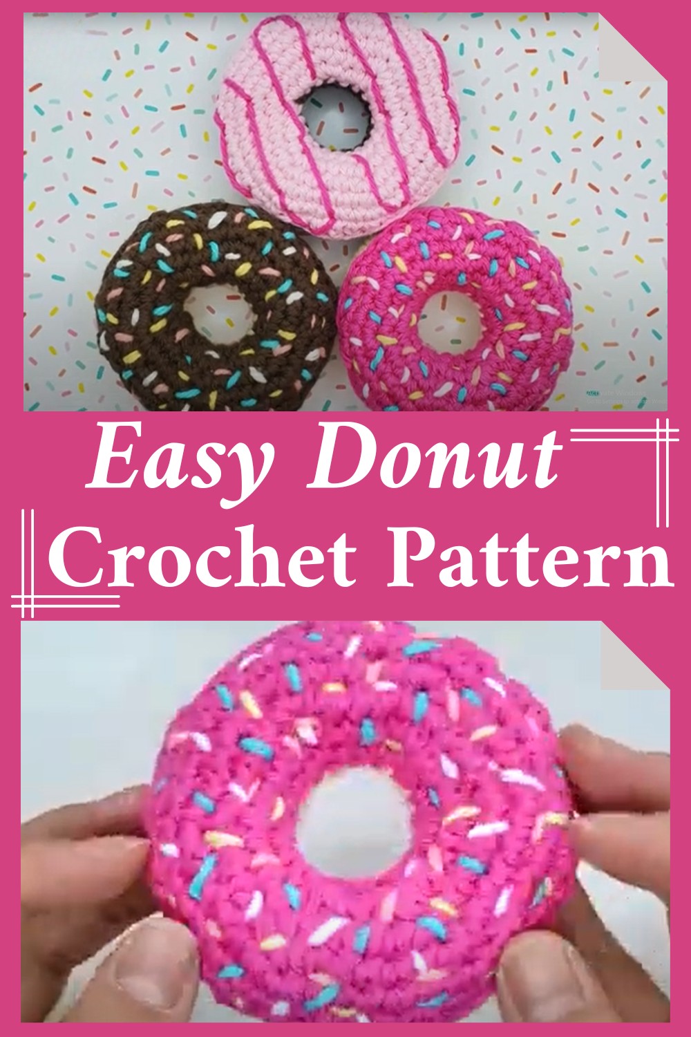 Easy Donut Crochet Pattern