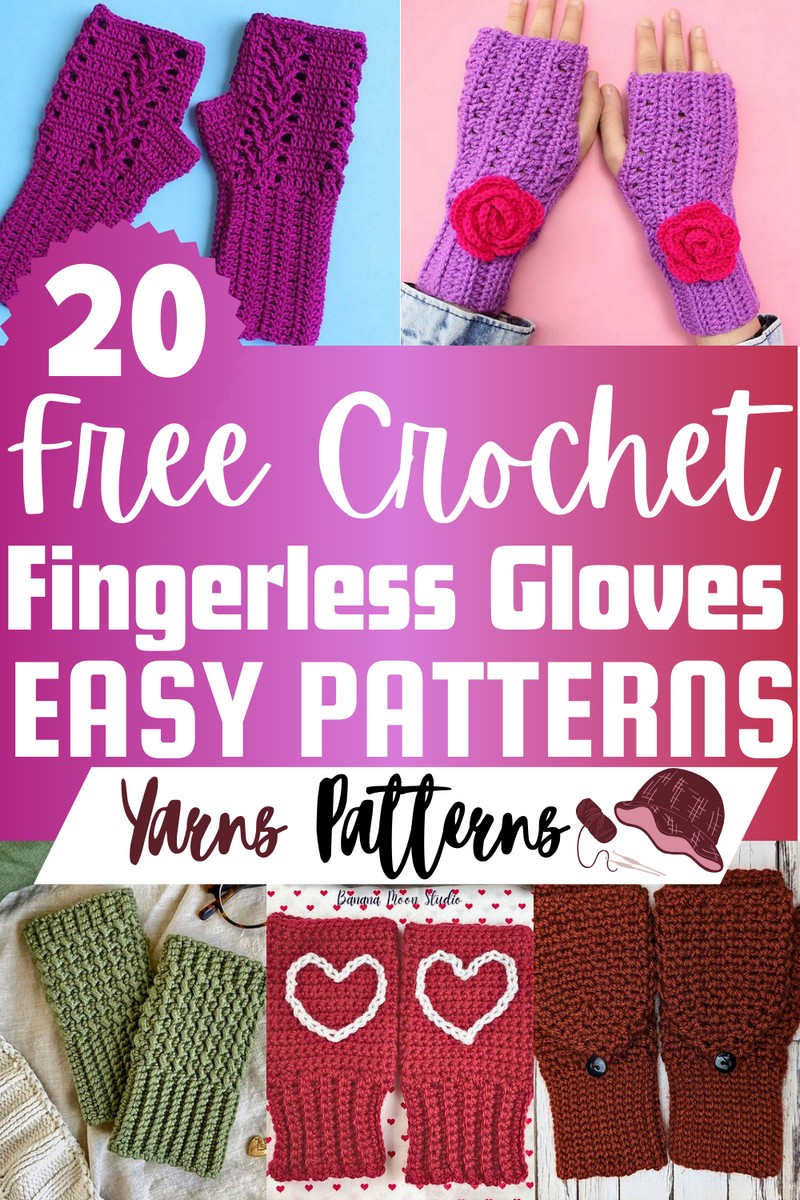 Free Crochet Fingerless Gloves Patterns