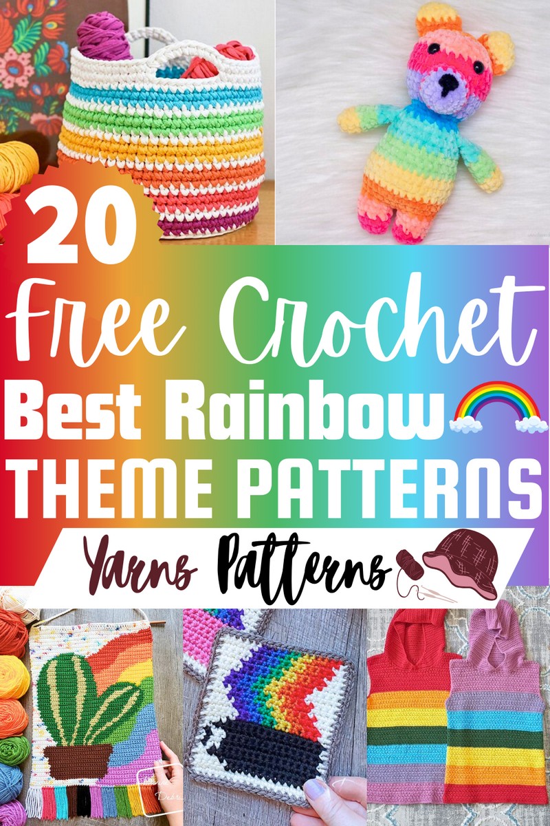 Free Crochet Rainbow Patterns