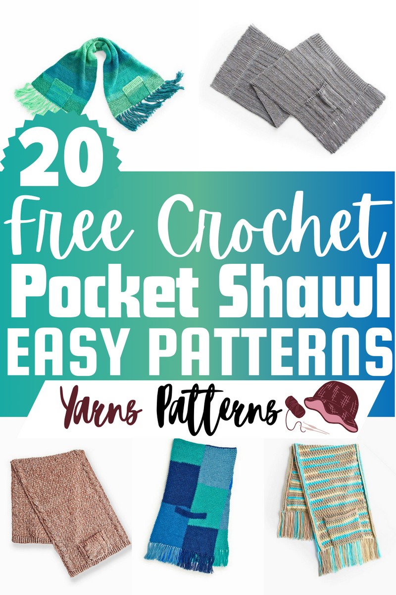 Free Crochet Pocket Shawl Patterns