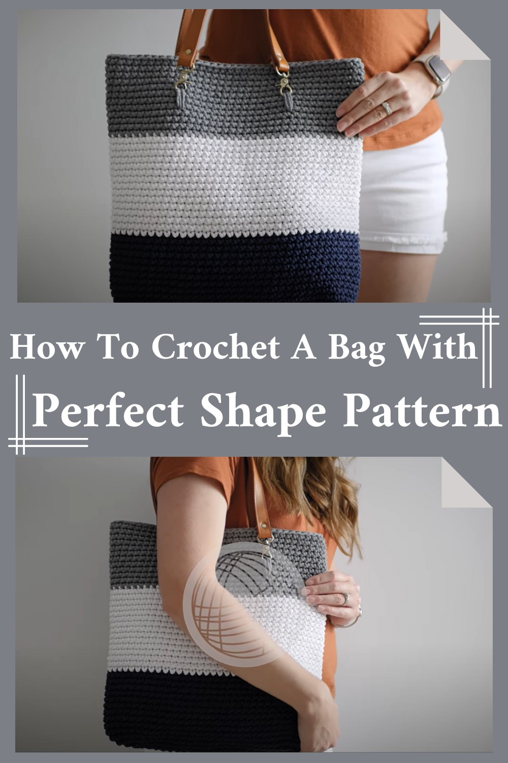 How To Crochet A Bag With Perfect Shape Pattern