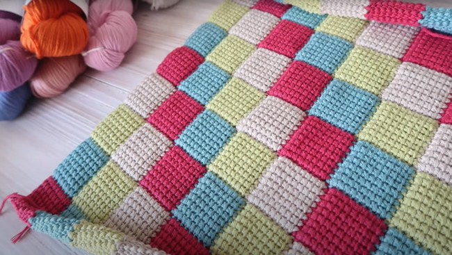 How To Crochet Entrelac Stitch