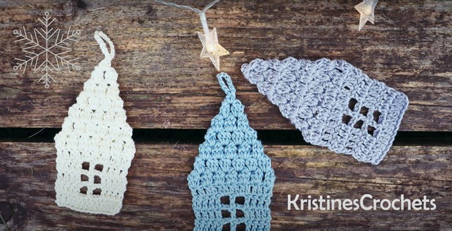 Little House Ornament Crochet