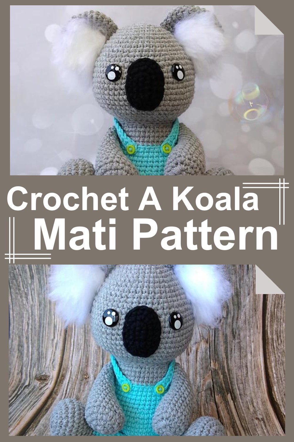 Crochet A Koala Mati Pattern