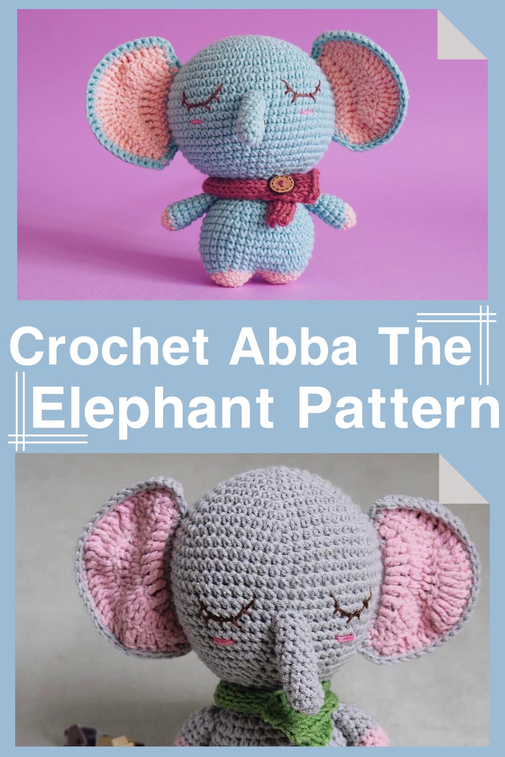 Crochet Abba The Elephant Pattern