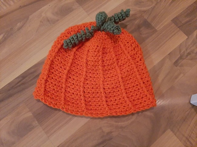 Crochet Adult Pumpkin Hat Pattern