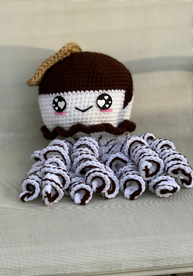 Crochet Amigurumi S'mores Jellyfish Pattern