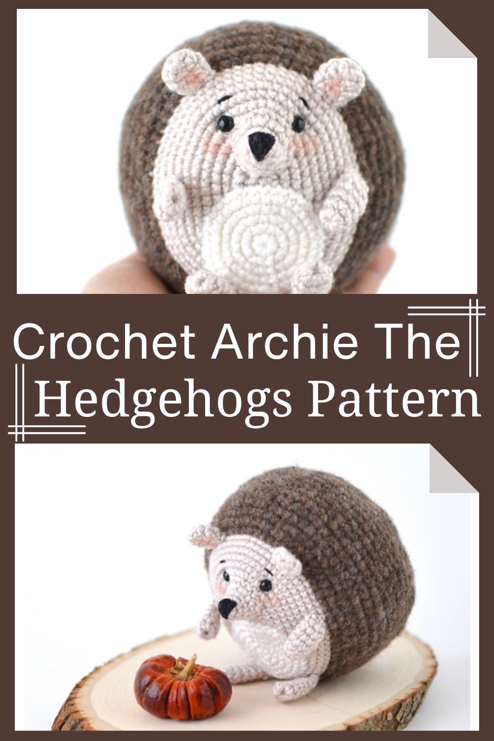 Crochet Archie The Hedgehog Pattern