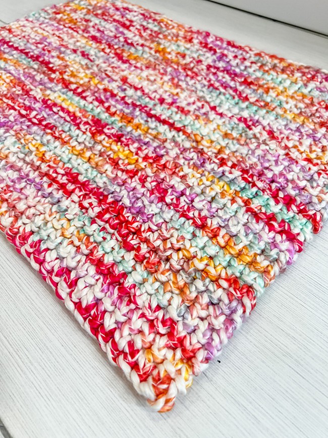 Crochet Bath Mat Pattern