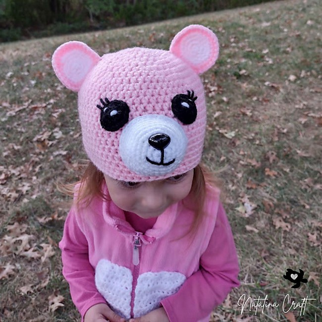 Crochet Bear Hat Pattern