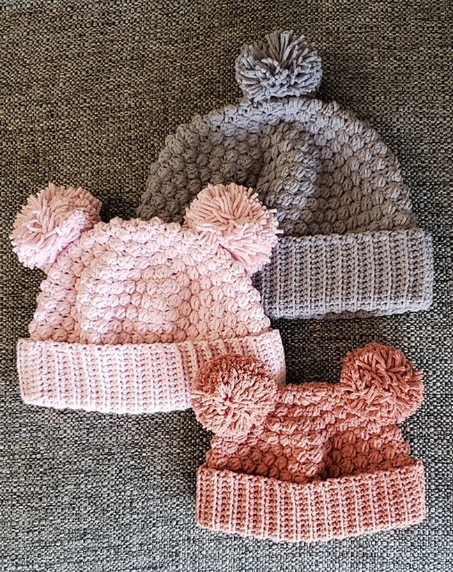 Crochet Bear-y Sweet Beanie Pattern